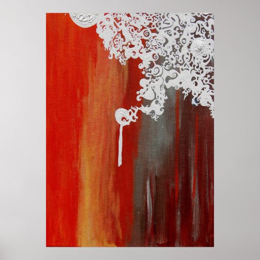 "Geluid wordt langzaam op de zonsopgang gemaakt" P Poster (Voorkant)