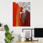 "Geluid wordt langzaam op de zonsopgang gemaakt" P Poster (Thuiskantoor)