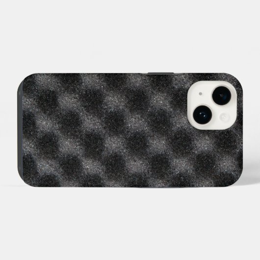 Geluiddempend polyetherpaneel. iPhone hoesje (Achterkant horizontaal)