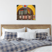 Geluiden van de jaren 60 canvas afdruk (Insitu (Slaapkamer))