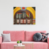 Geluiden van de jaren 60 canvas afdruk (Insitu (Woonkamer))