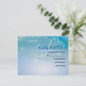 GELUIDEN VAN DE PIANO Bat Bar Mitzvah Reply Kaart (Staand voorkant)