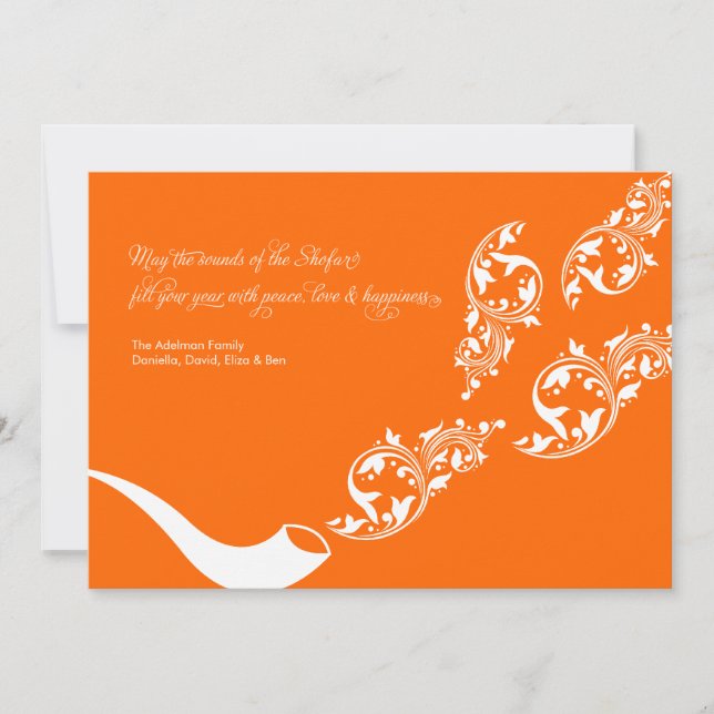 Geluiden van de Shofar Flat Kaart (Voorkant)