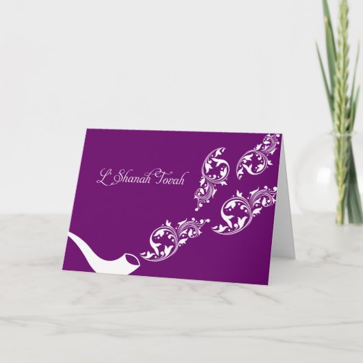 Geluiden van de Shofar Rosh Hashanah Wenskaart Feestdagen Kaart (Voorkant)