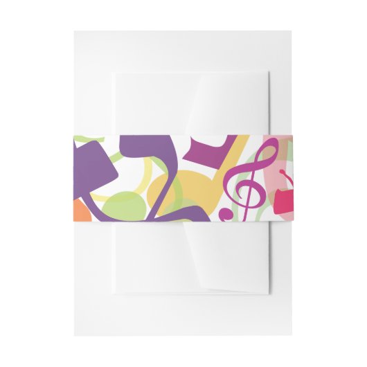 GELUIDEN VAN DE STAPbalk Mitzvah Wrap Band Uitnodigingen Wikkel (Voorkant Voorbeeld)