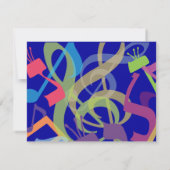 GELUIDEN VAN DE TORAH Bat Bar Mitzvah Reply Kaart (Achterkant)