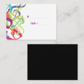 GELUIDEN VAN DE TORAH Bat Bar Mitzvah-zittingskaar Plaatskaartje (Voorkant / Achterkant)