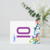 GELUIDEN VAN DE TORAH Tafelnummerkaart Briefkaart (Staand voorkant)