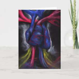 Geluiden van een Blauw Wenskaart van de Kunst van Kaart