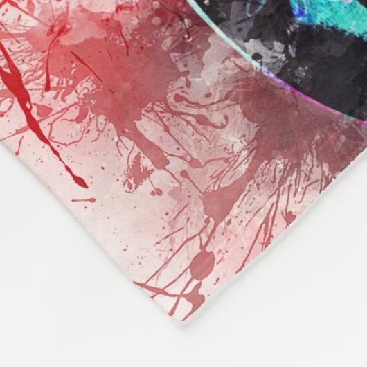 Geluiden van muziek. fleece deken (Hoek)