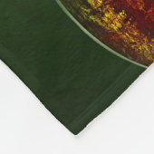 Geluiden van muziek. Kleurstofgitaar Fleece Deken (Hoek)