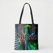 Geluiden van muziek tote bag (Voorkant)