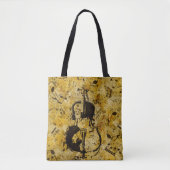 Geluiden van muziek. Violin Tote Bag (Voorkant)