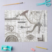 Geluiden van muziekweefselpapier tissuepapier (Craft)