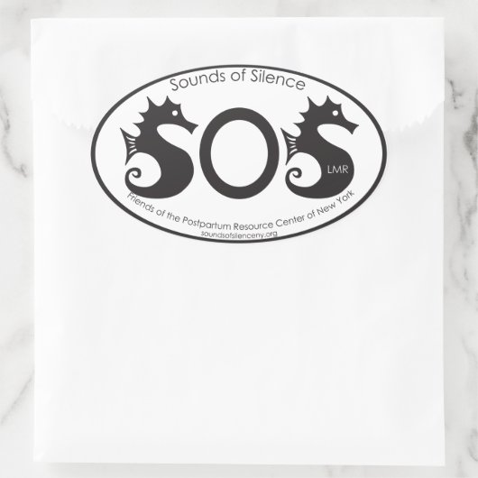 Geluiden van stilte - LMR - Sticker (Tas)