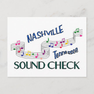 Geluidscontrole Nashville Briefkaart