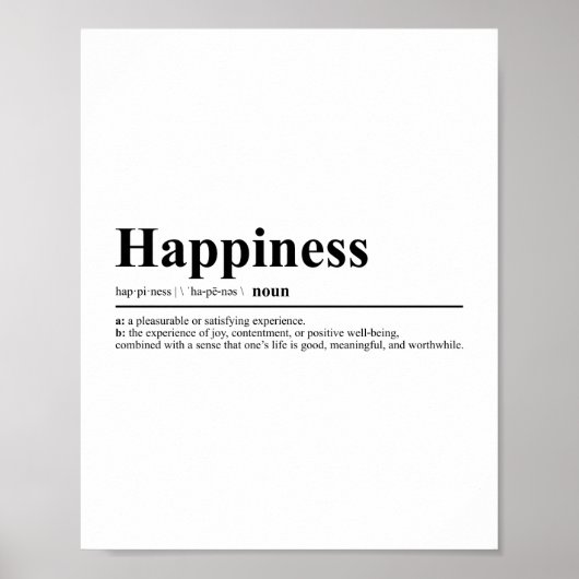 Geluidsdefinitie | Inspirerend prijsopgave Poster (Voorkant)