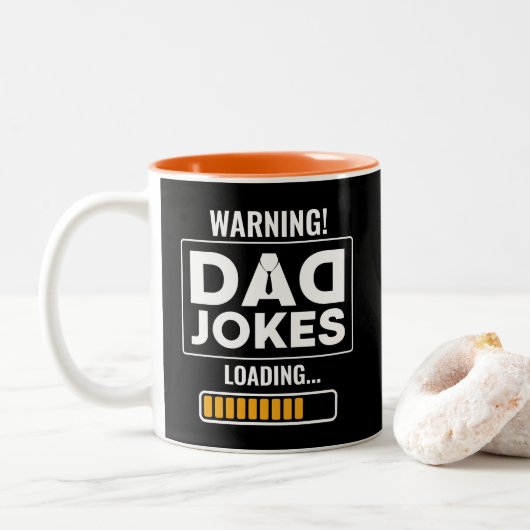 Geluidsdemping! Pa Joke Loading Tweekleurige Koffiemok (Met donut)