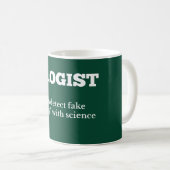 Geluidsdeskundige Grappige Koffie Definitie Koffiemok (Voorkant rechts)