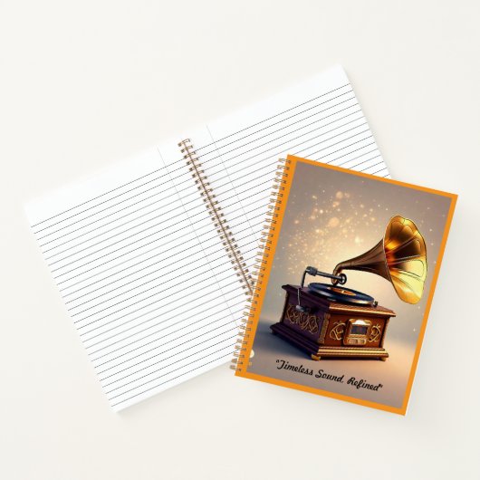 " geluidsgolf kunst" notitieboek (Binnen)