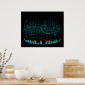 geluidsgolf poster (Keuken)