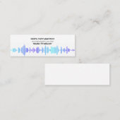  geluidsgolf wit contactkaartje (Voorkant / Achterkant)