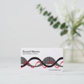 Geluidsgolven 02 - (Platina) Visitekaartje (Staand voorkant)