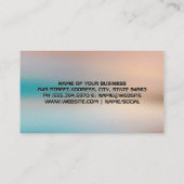 Geluidsgolven | Achtergrond glasstructuur Visitekaartje (Achterkant)