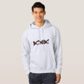 Geluidsgolven Hoodie (Voorkant volledig)