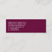 Geluidsgolven II - Deep Crimson Mini Visitekaartje (Achterkant)