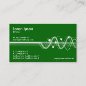 Geluidsgolven II - Groen gras Visitekaartje (Achterkant)