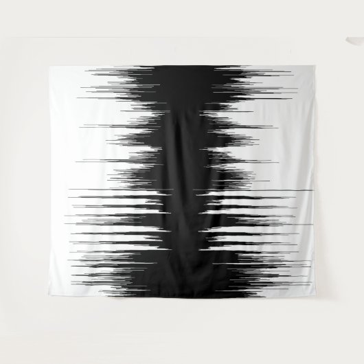 Geluidsgolven wandkleed (Voorkant (horizontaal))