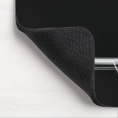 Geluidsgolven - zwart muismat (Hoek)