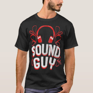 GeluidsGuy Design Audio Engineer Hoofdtelefoonopna T-shirt