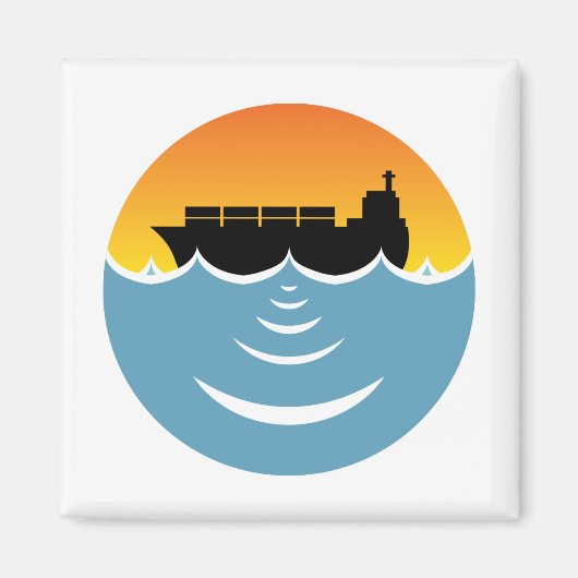 geluidshinder van de oceaan magneet (Voorkant)