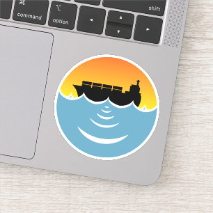 geluidshinder van de oceaan sticker