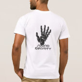 Geluidsidentiteit (wit) t-shirt (Achterkant)