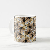 Geluidsingenieur Faders Coffee Mok (Voorkant links)
