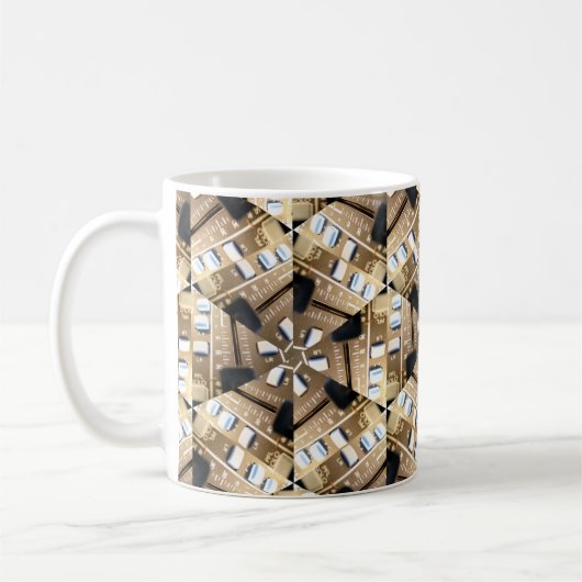 Geluidsingenieur Faders Coffee Mok (Links)
