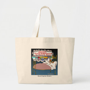 Geluidsingenieurdromen Grote Tote Bag