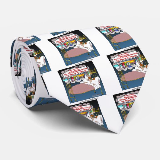 Geluidsingenieurdromen Stropdas (Opgerold)