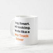 geluidsinstallatie van vuilniswagen koffiemok (Voorkant links)