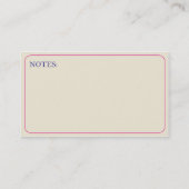 geluidskaart contactkaartje (Achterkant)