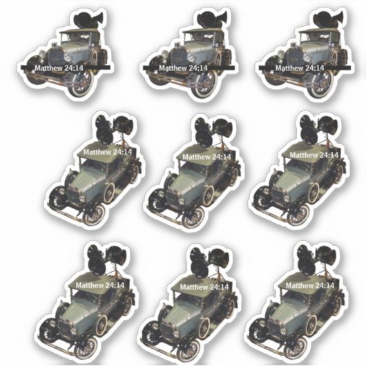 geluidskaart sticker (Voorkant)