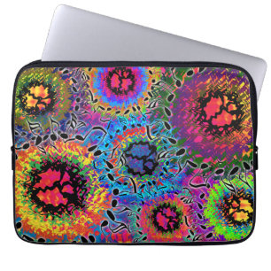 Geluidskleuren Psychedelic Laptop Sleeve