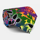 Geluidskleuren Psychedelic Stropdas (Opgerold)