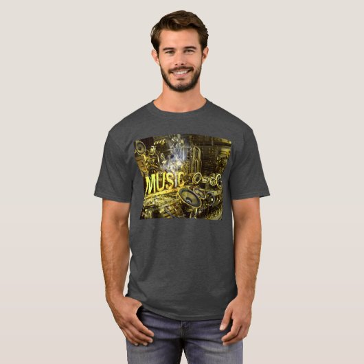 Geluidsmachine T-shirt (Voorkant volledig)