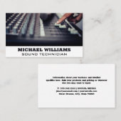 geluidsmenger | producent visitekaartje (Voorkant / Achterkant)