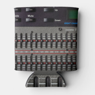 Geluidsmixer Buttonnen Afbeelding. Blikjeskoeler