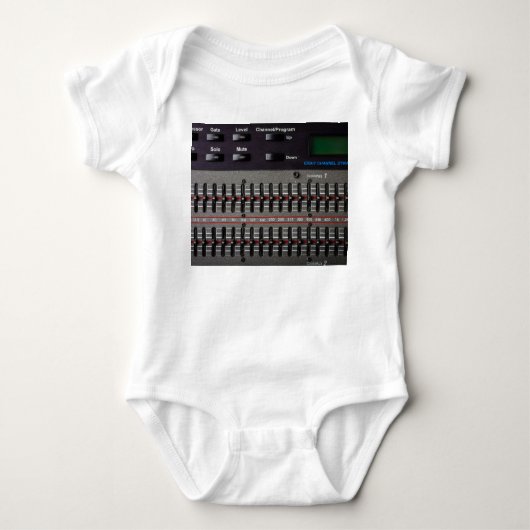 Geluidsmixer Buttonnen Afbeelding. Romper (Voorkant)